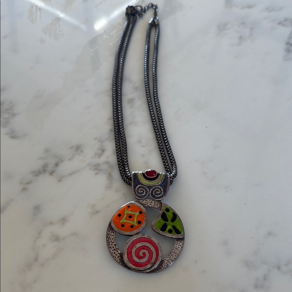 Colorful Pendant Necklace